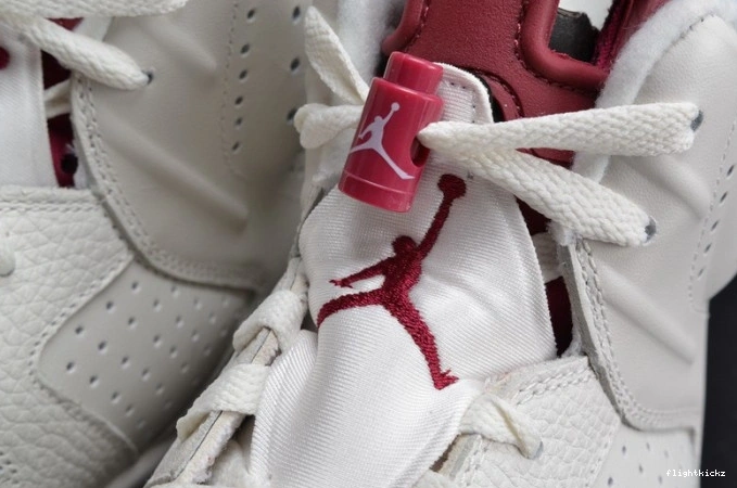 Maroon Air Jordan Retro white 384664-116 6 0905